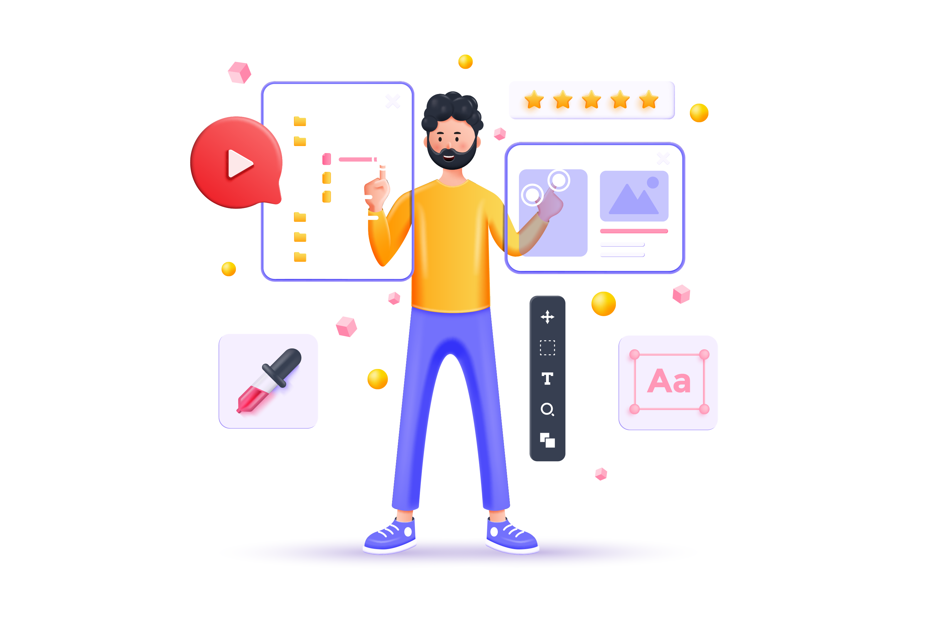 Creative team illustration